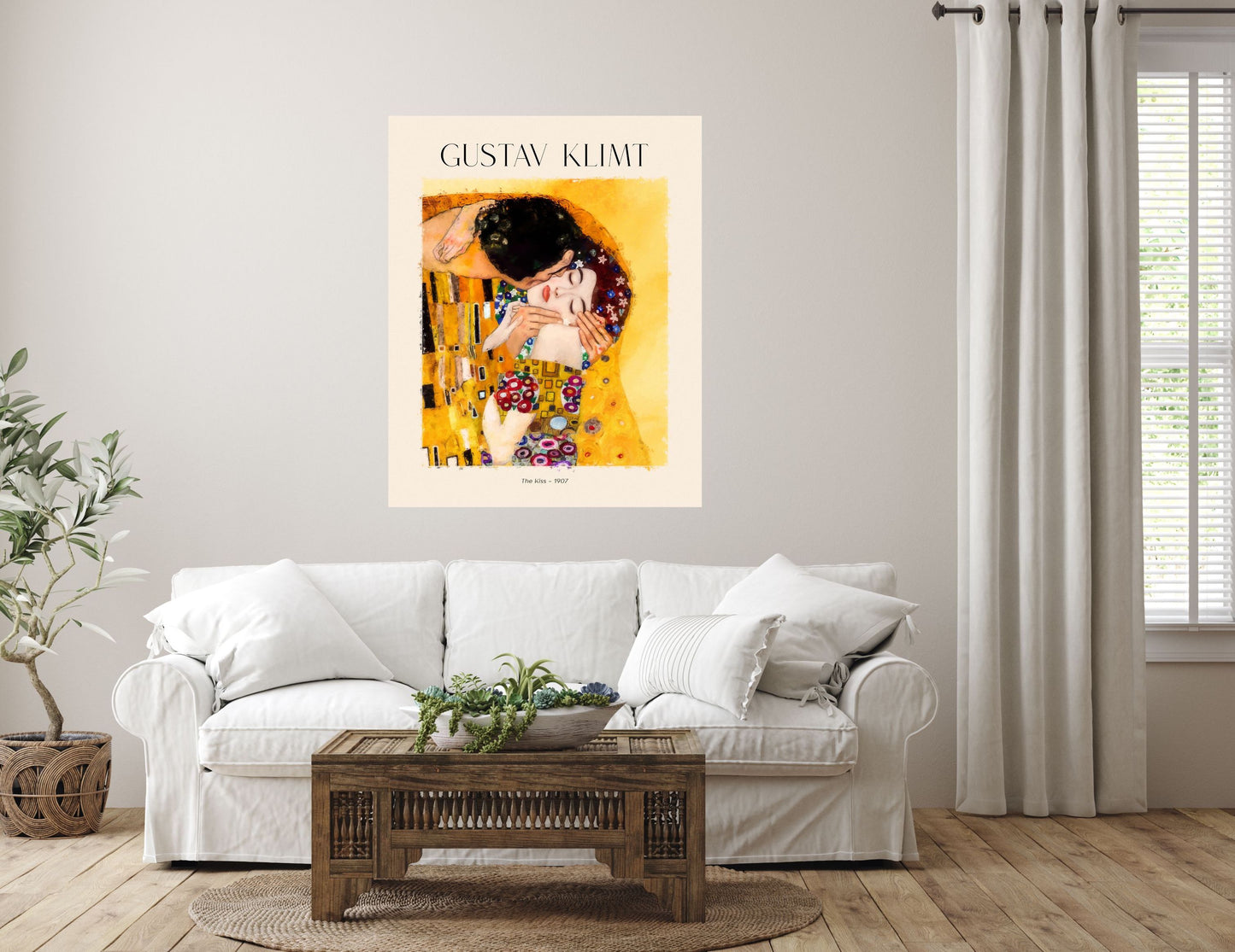 Poster Drucke Gustav Klimt 1 Minimalist